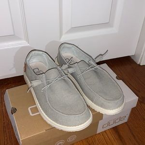 Women’s Hey Dude Wendy Chambray Light Grey Size 6
